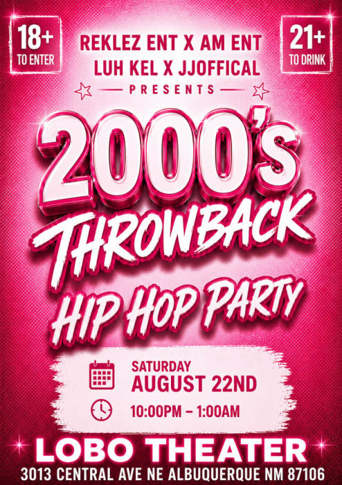 2000'S THROWBACK at Historic Lobo Theater, Albuquerque