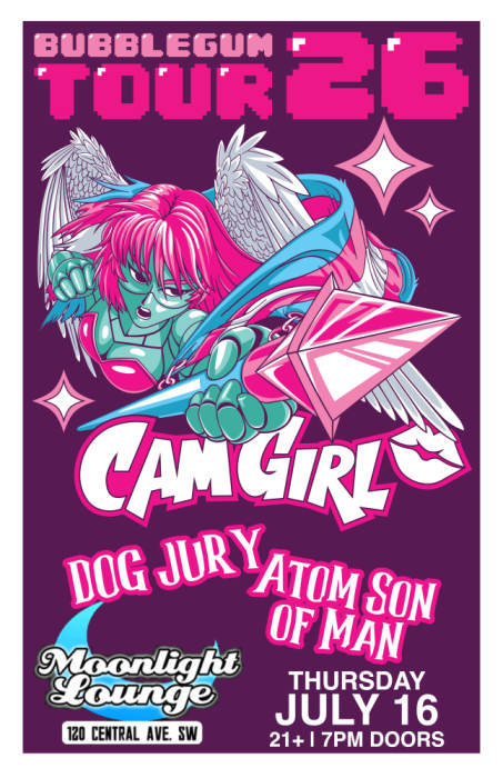 CamGirl * Dog Jury * Atom Son of Man at Sunshine Theatre, Albuquerque