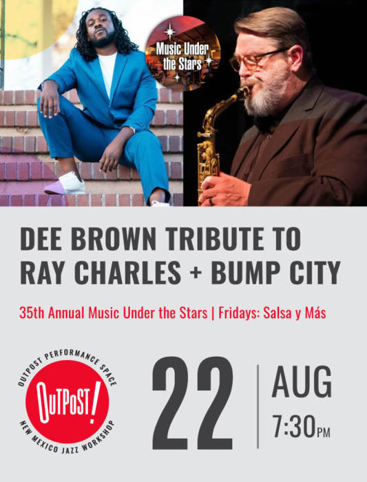 Dee Brown Tribute to Ray Charles + Bump City at Albuquerque Museum, Albuquerque