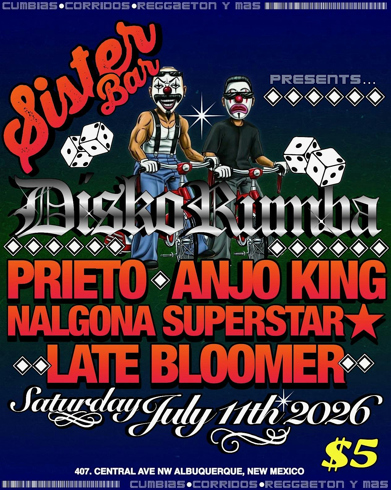 Disko Rumba at Sister Bar, Albuquerque