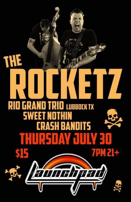 The Rocketz * Crash Bandits * Rio Grande Trio * Sweet Nothin at Launchpad, Albuquerque