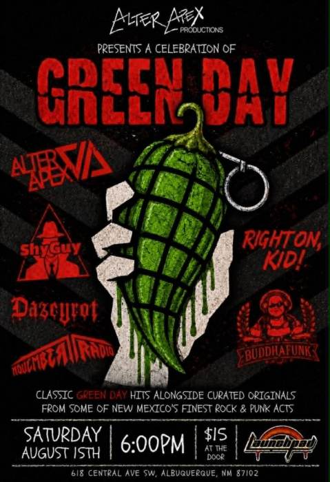 A Celebration of Green Day at Launchpad, Albuquerque