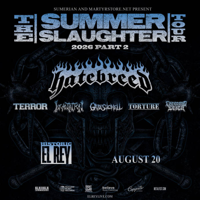 Hatebreed: SUMMER SLAUGHTER TOUR 2026 at El Rey Theater, Albuquerque