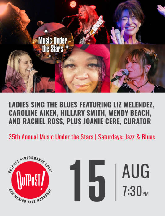 Ladies Sing the Blues featuring Liz Melendez, Caroline Aiken. Hillary Smith, Wen at Albuquerque Museum, Albuquerque