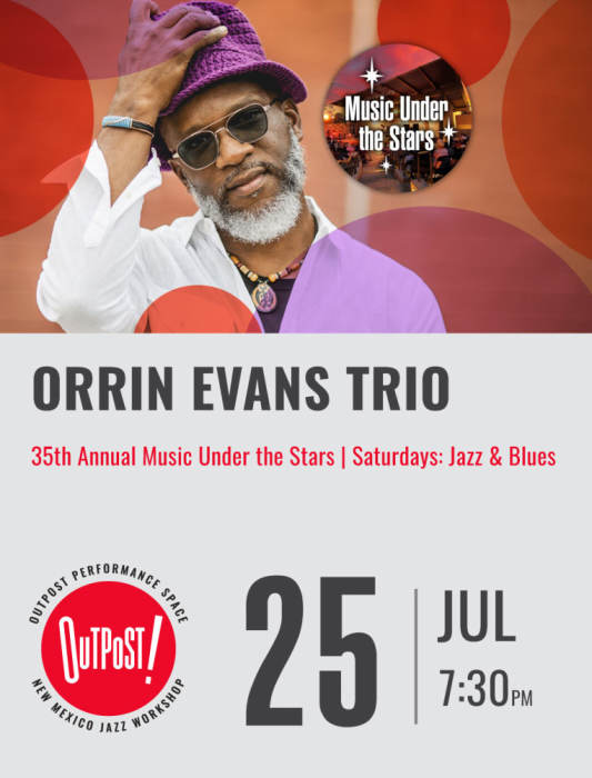 Orrin Evans' Trash Gadget Trio (in the Ventana Room) at Albuquerque Museum, Albuquerque