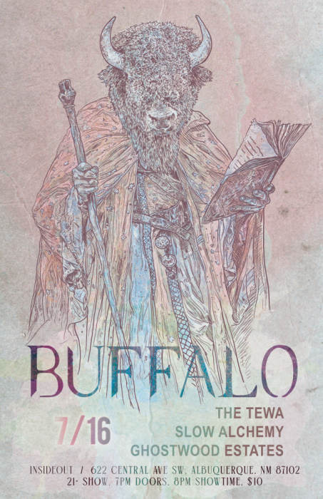 The Tewa * Buffalo * Slow Alchemy * Ghostwood Estates at El Rey Theater, Albuquerque