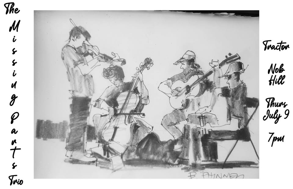 The Missing Parts Trio at Bosque Brewing Nob Hill, Albuquerque