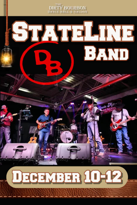 The Dirty Bourbon, Dance Hall & Saloon event listing